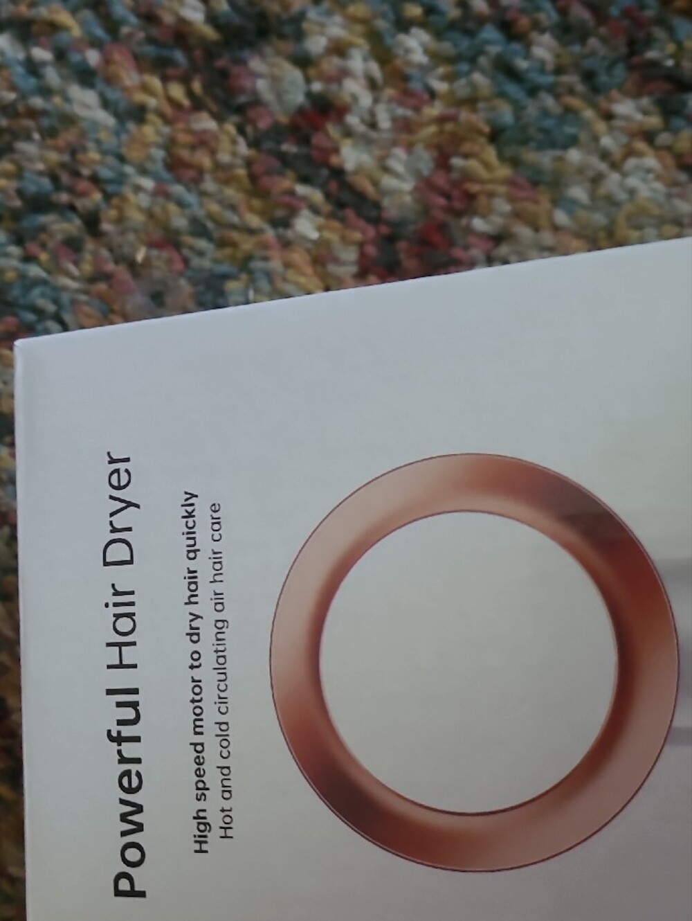 NEW In Box Powerful Pink Ring Hair Dryer - Unbranded - Picture 4 of 8